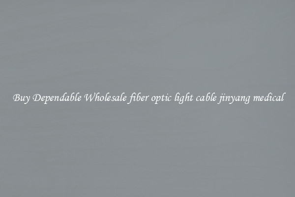Buy Dependable Wholesale fiber optic light cable jinyang medical