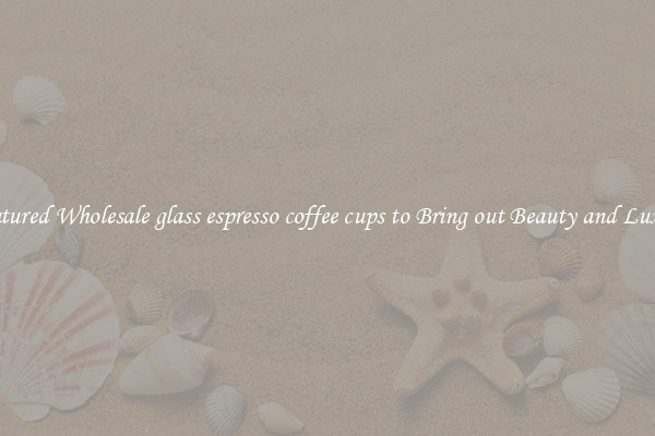 Featured Wholesale glass espresso coffee cups to Bring out Beauty and Luxury