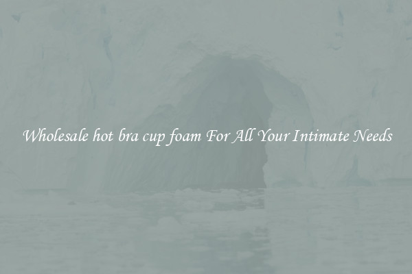 Wholesale hot bra cup foam For All Your Intimate Needs