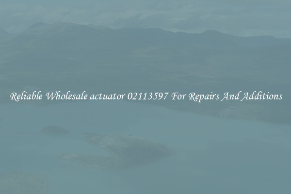 Reliable Wholesale actuator 02113597 For Repairs And Additions