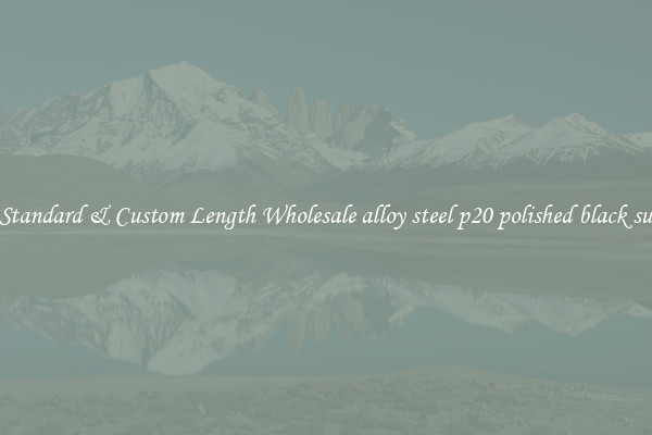 Buy Standard & Custom Length Wholesale alloy steel p20 polished black surface