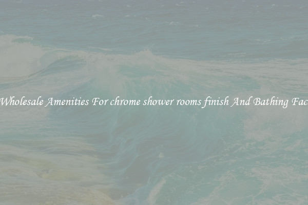 Buy Wholesale Amenities For chrome shower rooms finish And Bathing Facilities