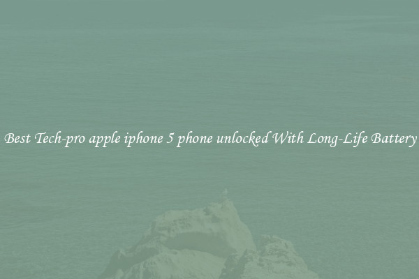 Best Tech-pro apple iphone 5 phone unlocked With Long-Life Battery