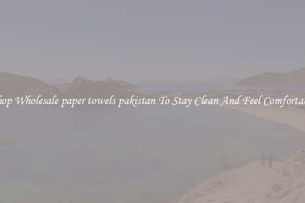 Shop Wholesale paper towels pakistan To Stay Clean And Feel Comfortable