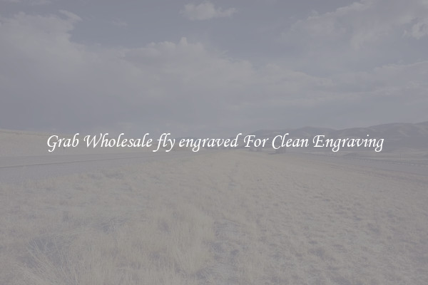Grab Wholesale fly engraved For Clean Engraving