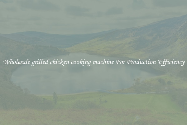 Wholesale grilled chicken cooking machine For Production Efficiency