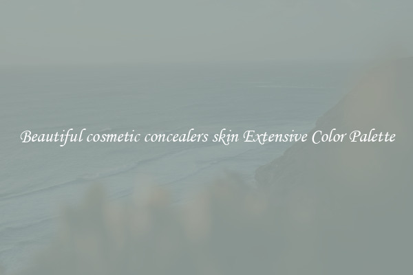 Beautiful cosmetic concealers skin Extensive Color Palette