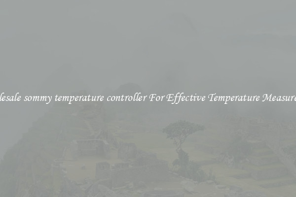 Wholesale sommy temperature controller For Effective Temperature Measurement
